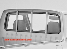 DATSUN 1200 SUNNY UTE TRUCK REAR WINDOW WEATHER STRIP 