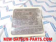 DATSUN AIR CONDITIONING DECAL 